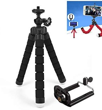 Mini Tripode Flexible Bolsillo Para Cámara, Celular + Click