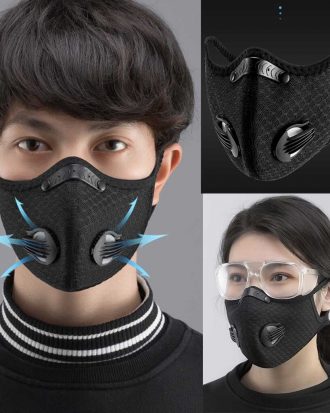 Mascara Antipolucion Tapaboca Careta N95 + 2filtro Bicicleta