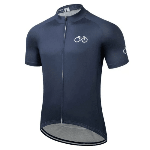 Jerseys ciclismo manga corta Azul